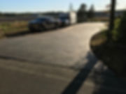 exposed aggregate concrete driveway