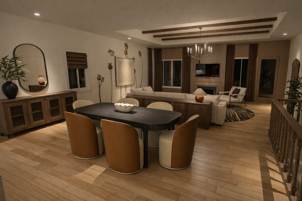 Edited Night livingroomDinning room