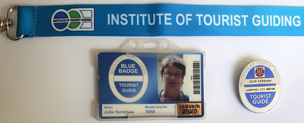 Copy of Blue Badge professional card and yanyard