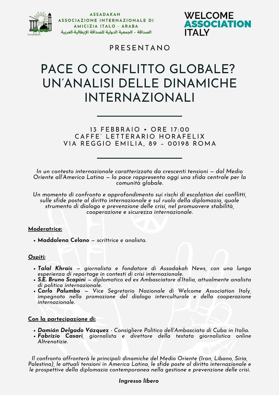 ​ROMA SI SCHIERA: UN FRONTE DI RESISTENZA PER LA PALESTINA E IL MONDO ARABO
