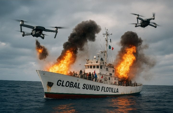 Attacco di droni contro la Global Sumud Flottiglia