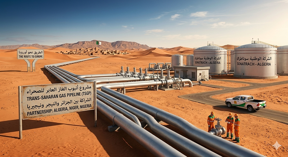Il primato energetico dell'Algeria: La sfida del gasdotto Trans-Sahariano contro le illusioni di Rabat
