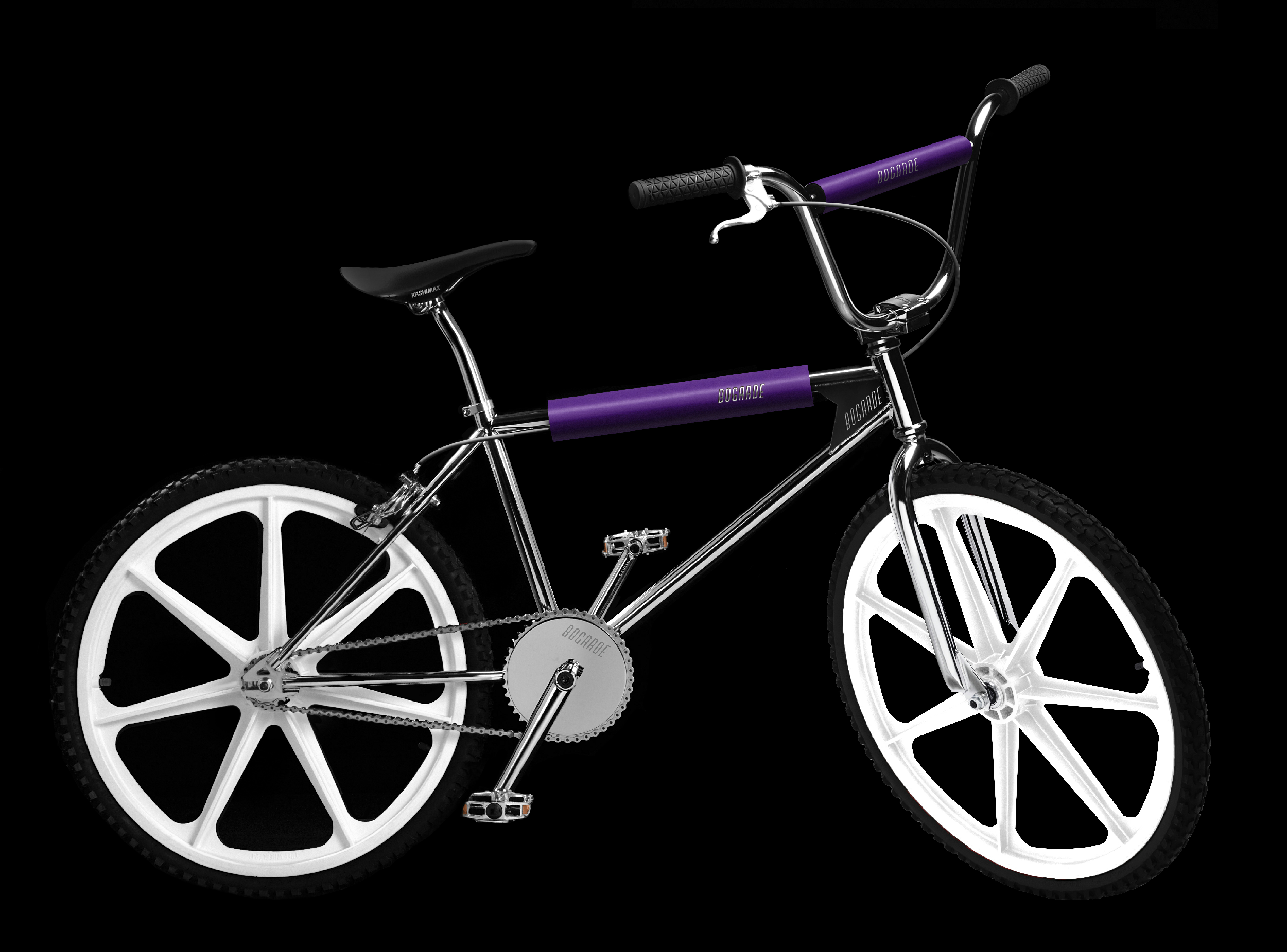 BOGARDE WHITE PURPLE 24" CRUISER