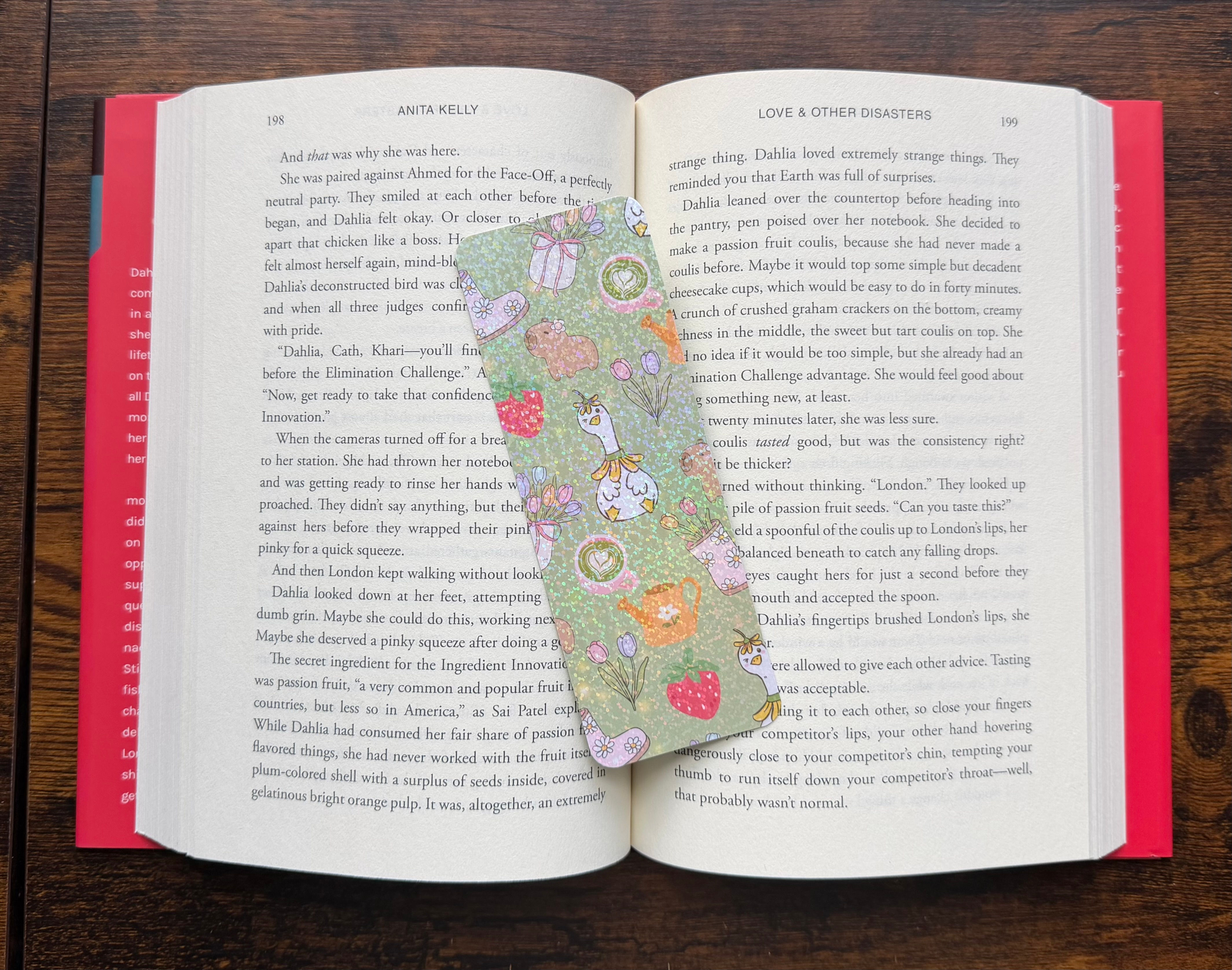 Holographic Duck Off Bookmark