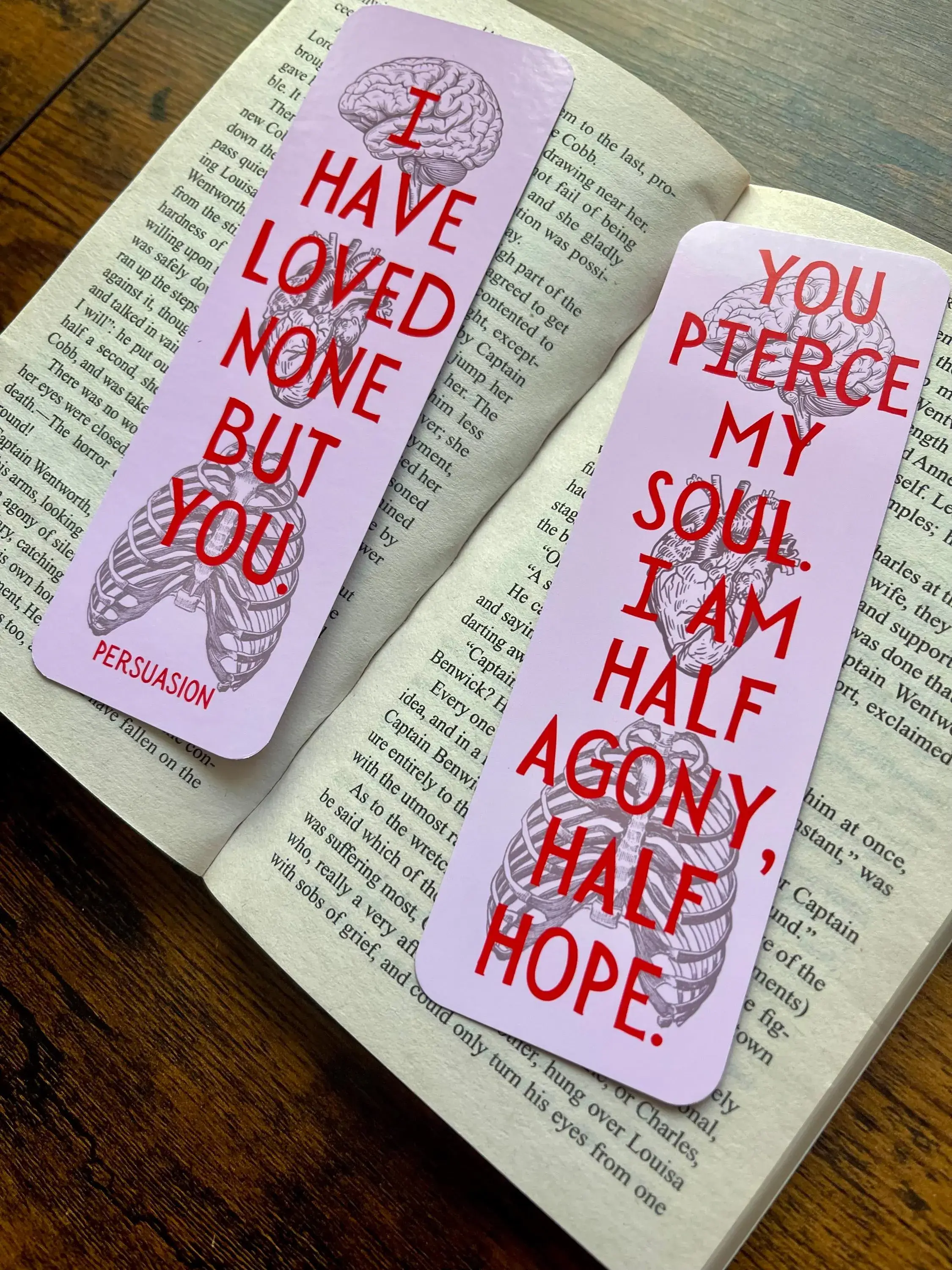 Persuasion Literary Bookmark