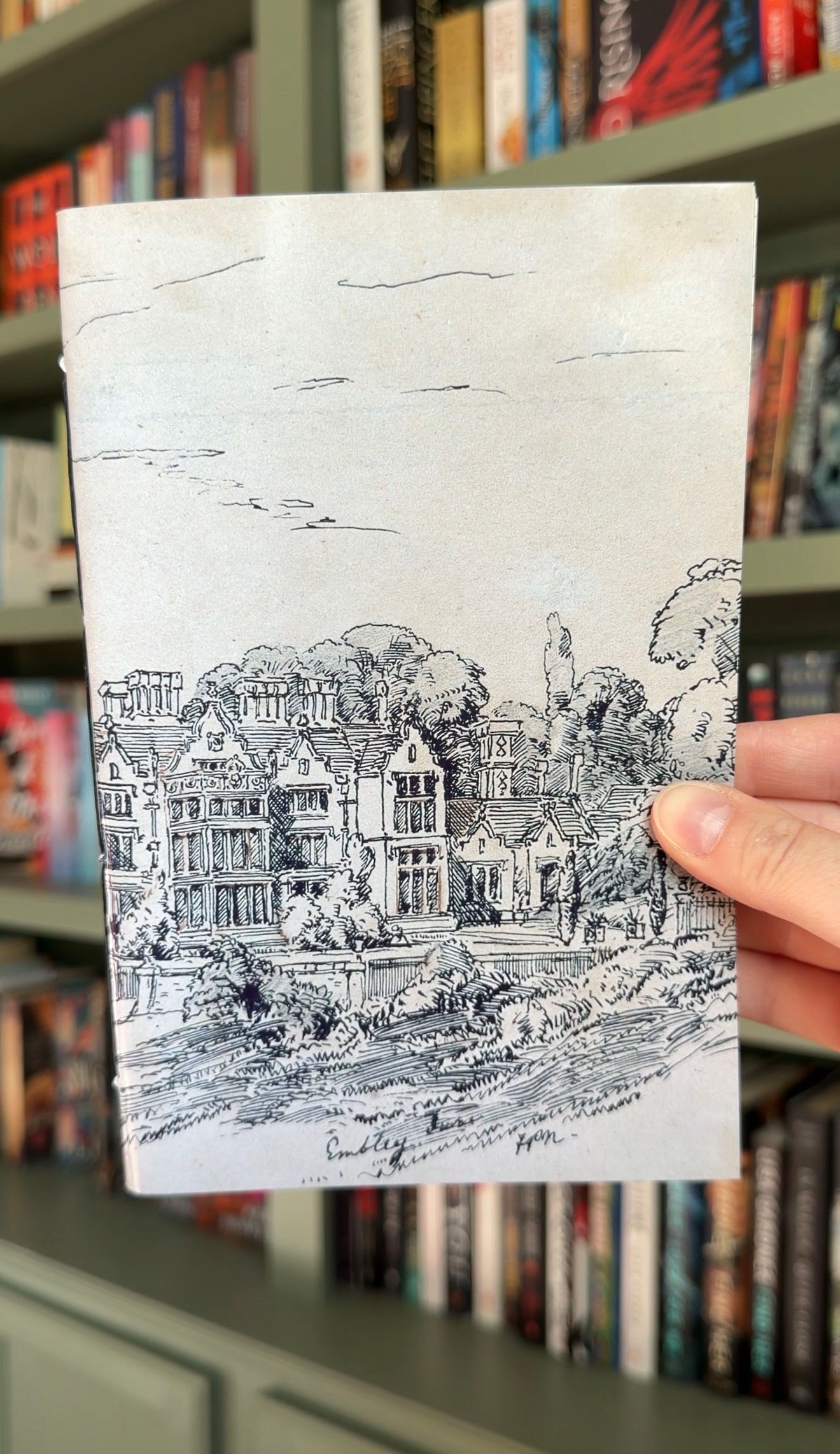 Gothic Mansion Hand Bound Notebook Inserts