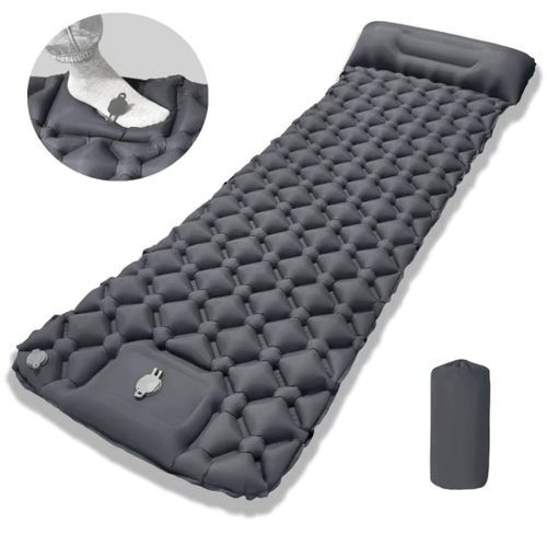 Matelas De Camping Gonflable Ultra Léger Avec Coussin Intégré