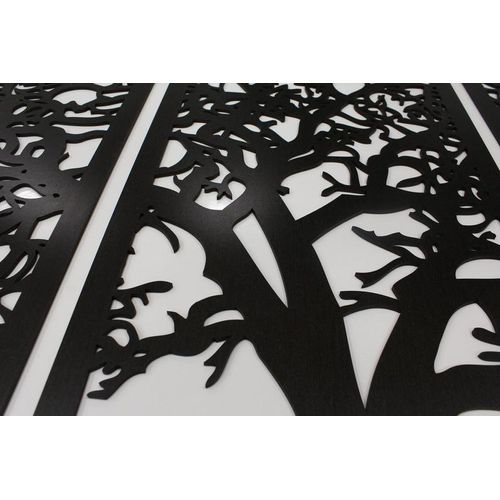 Miniature : M.C.Workshops Tableau Art Mural Moderne - Arbre Généalogique - Noir