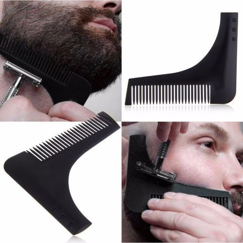 Miniature : Peigne Traceur Contours De Barbe - Noir