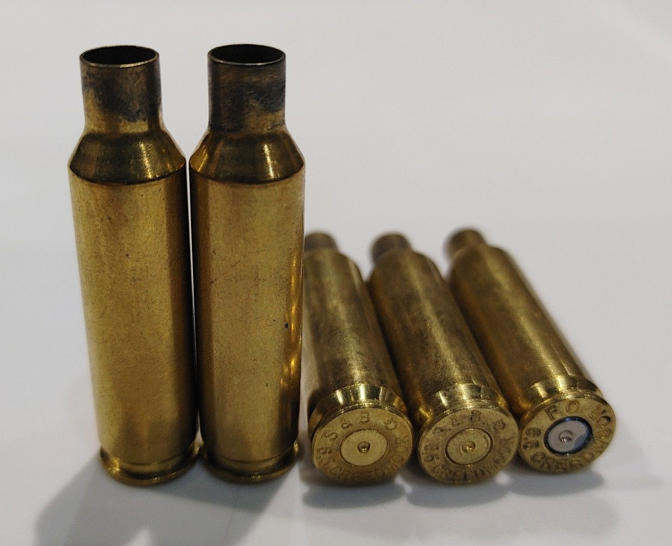 6.5 Creedmoor Reloading Brass, 100ct., Nickel or Brass, Previously Fired, Dirty