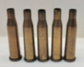 219 Zipper Reloading Brass, 30ct., Empty Brass Casings, Not Cleaned