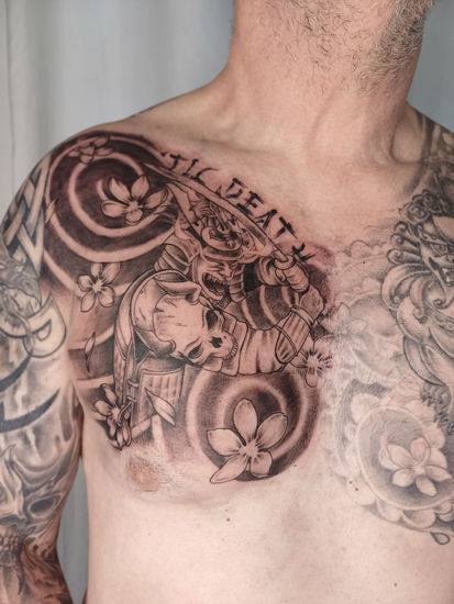 Samurai on the chest 