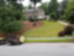 beautiful lawn in front of a house