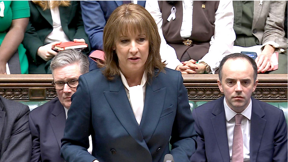 Chancellor Rachel Reeves delivering the Budget (Credit: UK Parliament)