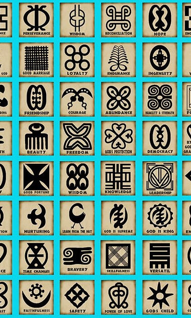 Adinkra Patterns from Ghana