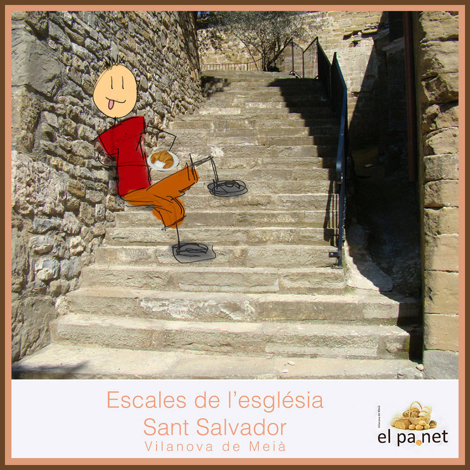 Escales del costat de l'església II