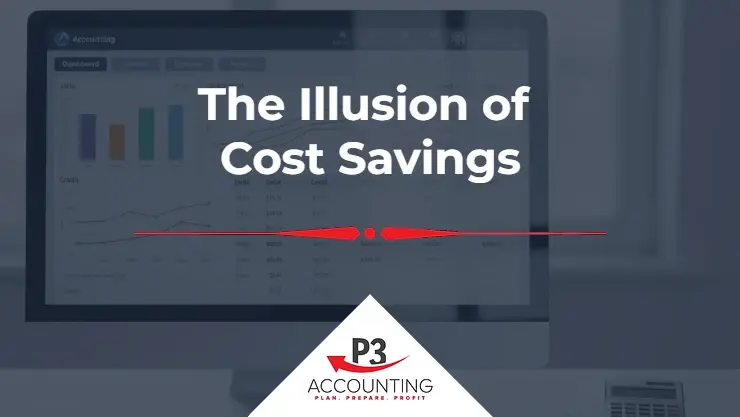 computer screen displaying accounting software