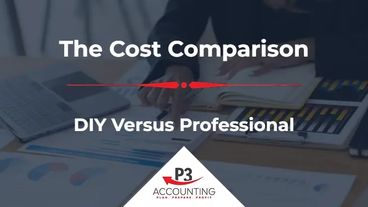 Accountant audit work calculator and papers on office