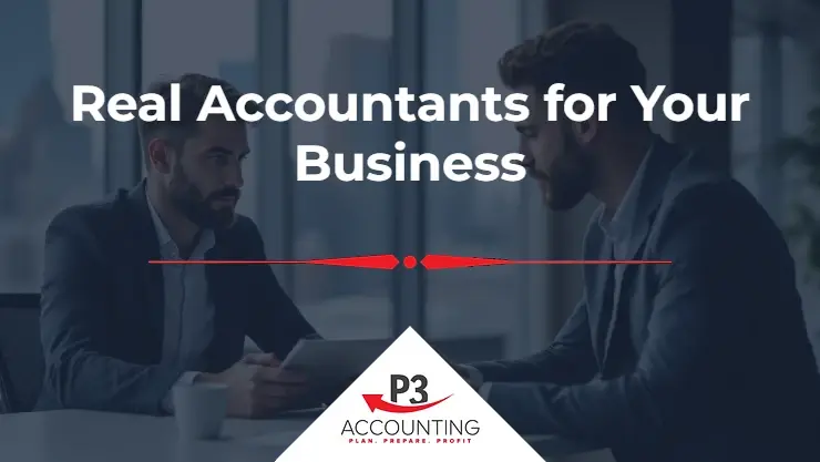 An accountant is engaged in a conversation with a small business owner