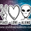 Thumbnail: "Peace- Love- Aliens" Sticker
