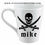 Thumbnail: Personalized Pirate Skull Glasses, Cups & Mug