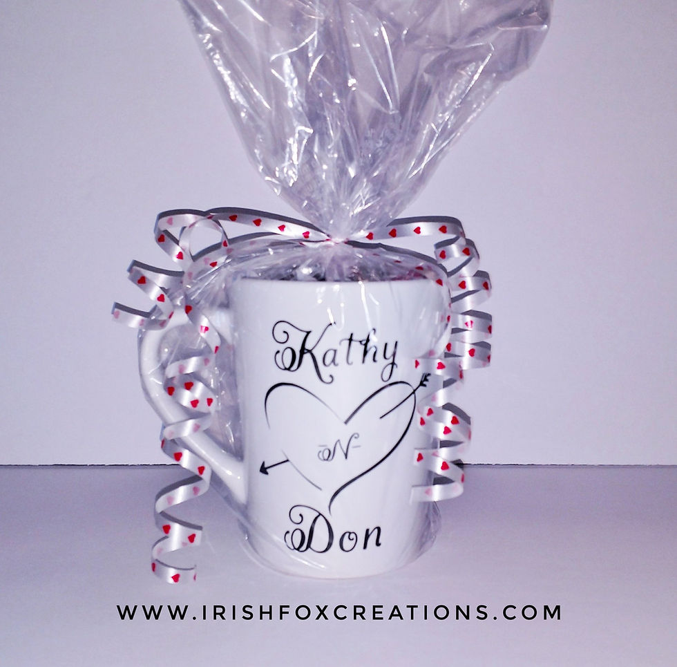 Thumbnail: Personalized Heart & Arrow Mugs