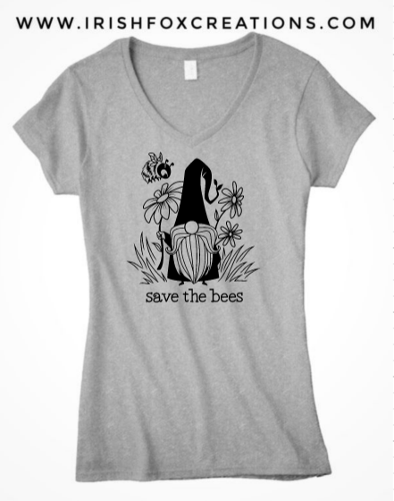 Thumbnail: "Save the bees" Gnome Shirts, Tanks & Sweatshirts