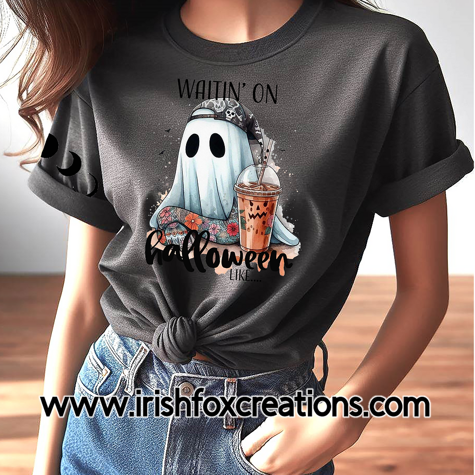 Thumbnail: "Waitin' on Halloween"- T-Shirts, Tanks and Hoodies