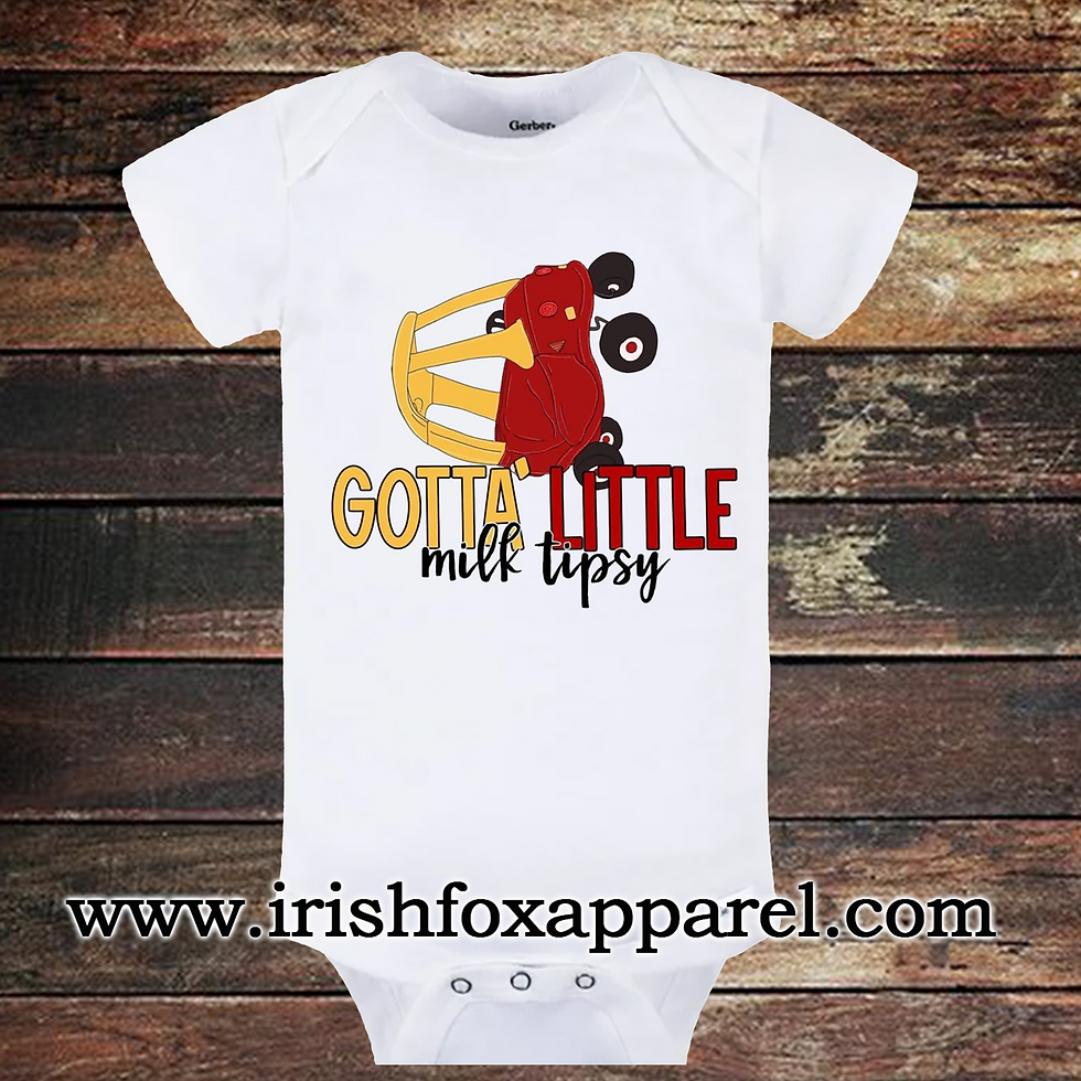 Thumbnail: "Gotta Little Milk Tipsy" Baby Onesie