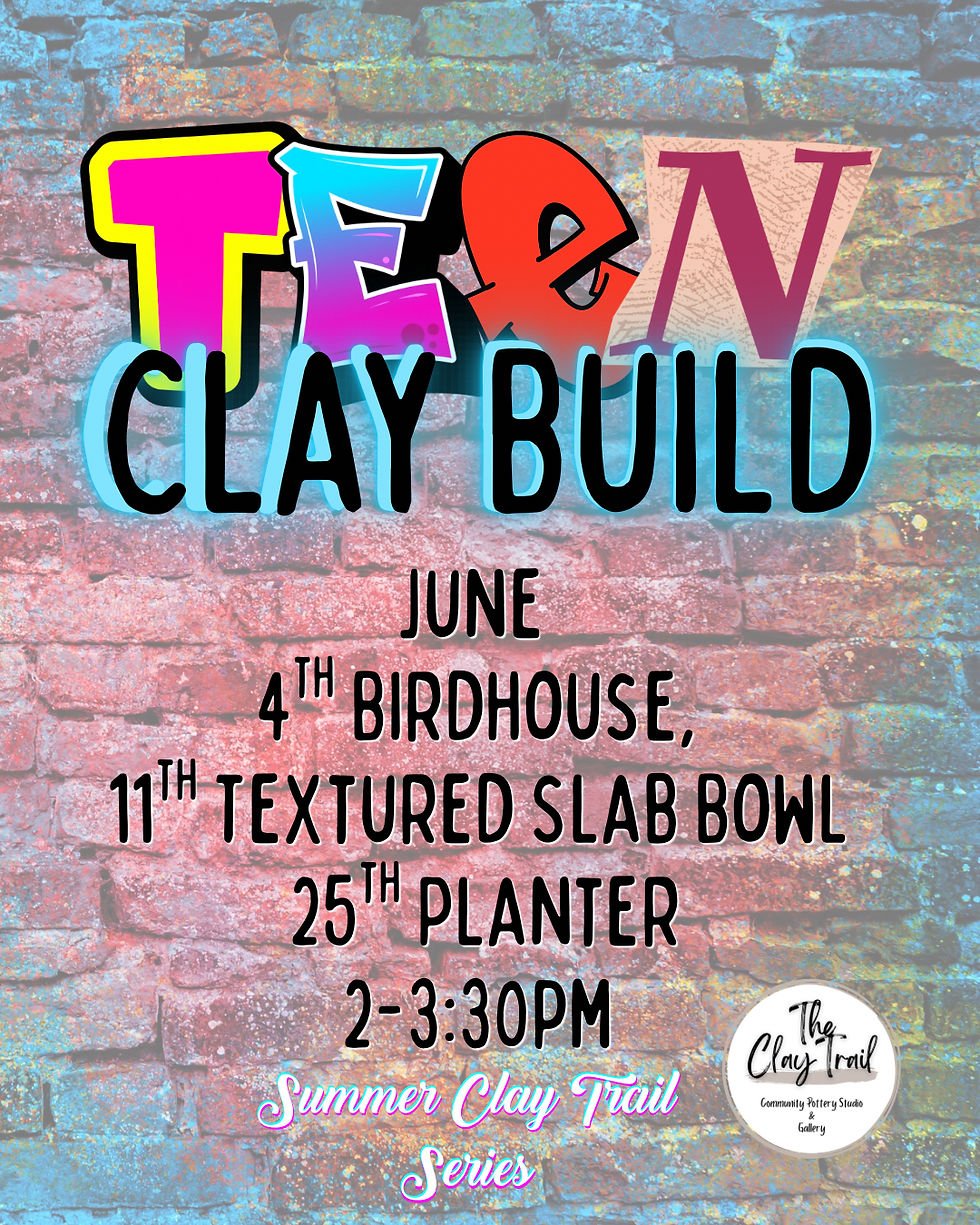Teen Build: Textured Slab Bowl