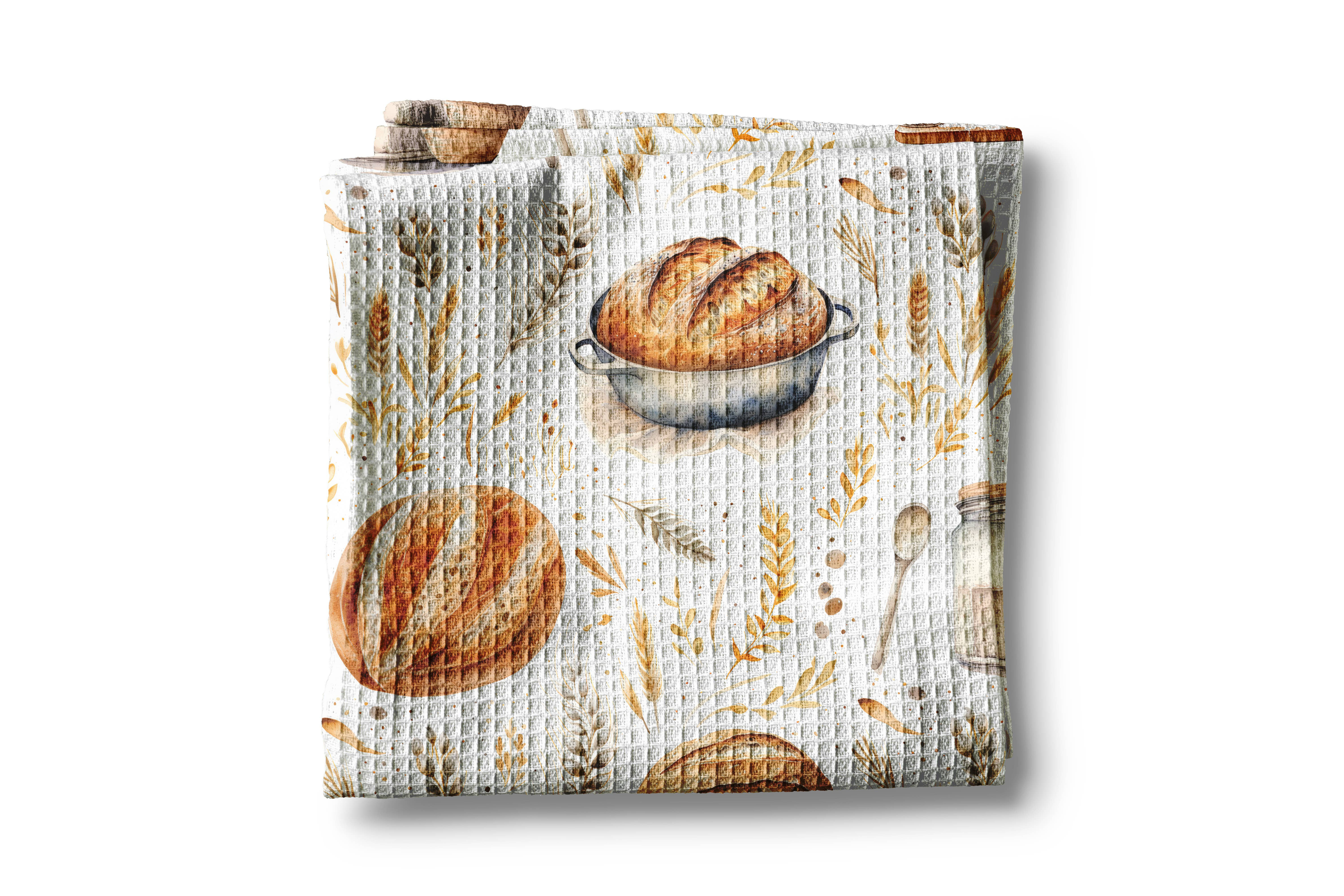 Sourdough Bread Baking Baker Homestead Kitchen Towel Waffle