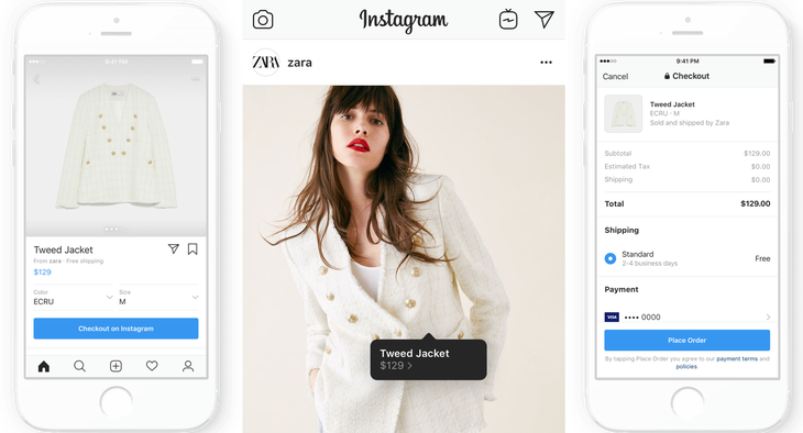 Instagram Checkout