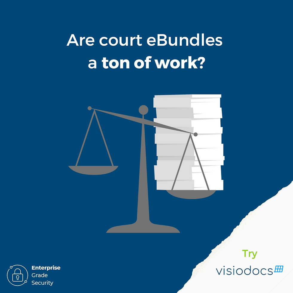 Are Court eBundles a Ton of Work?