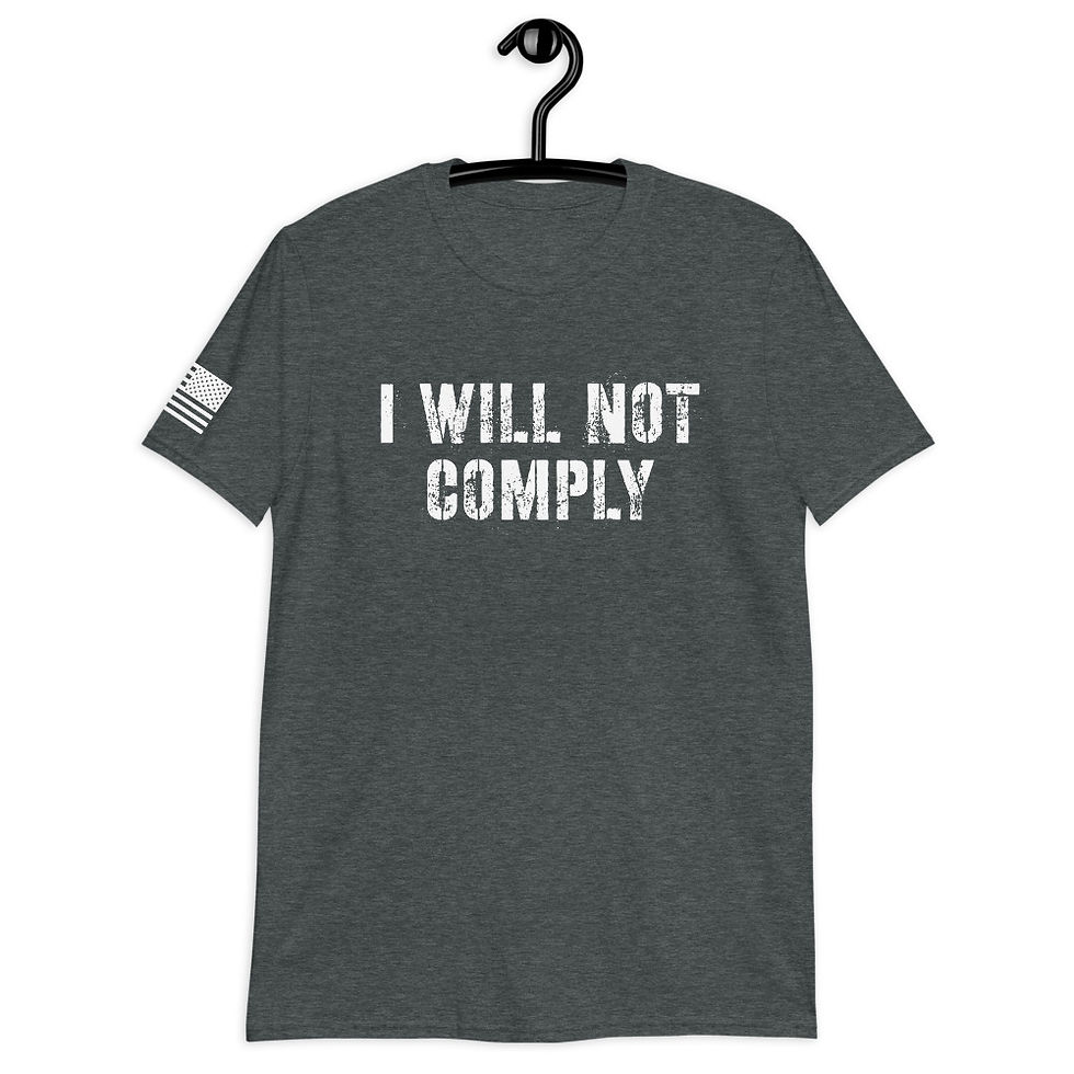 Thumbnail: I Will Not Comply - Fauci Lied, Republican Shirts, Anti Mandate, Conservative
