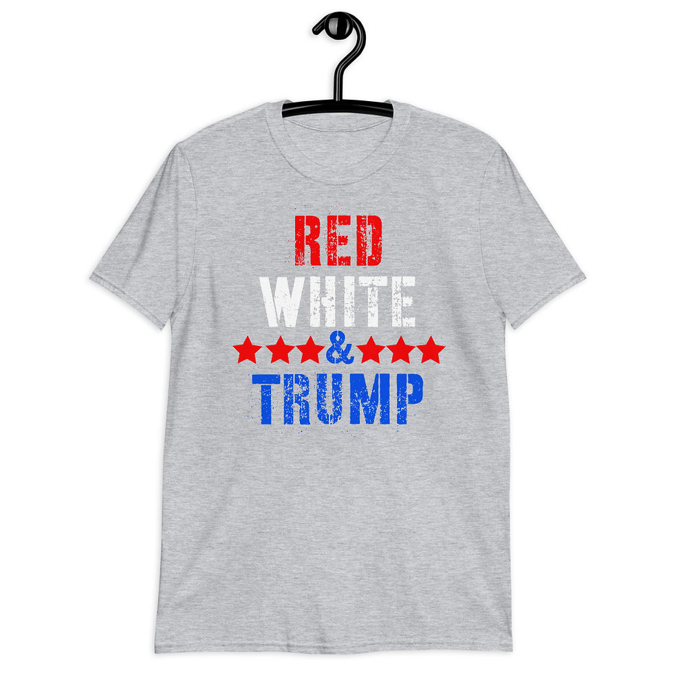 Thumbnail: Red White & Trump - Anything But Democrat, USA, July 4th Fourth of July