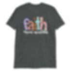 Thumbnail: Faith Moves Mountains - Faith Shirts, Christian T-Shirts, Religious