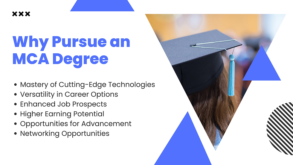 Why Pursue an MCA Degree