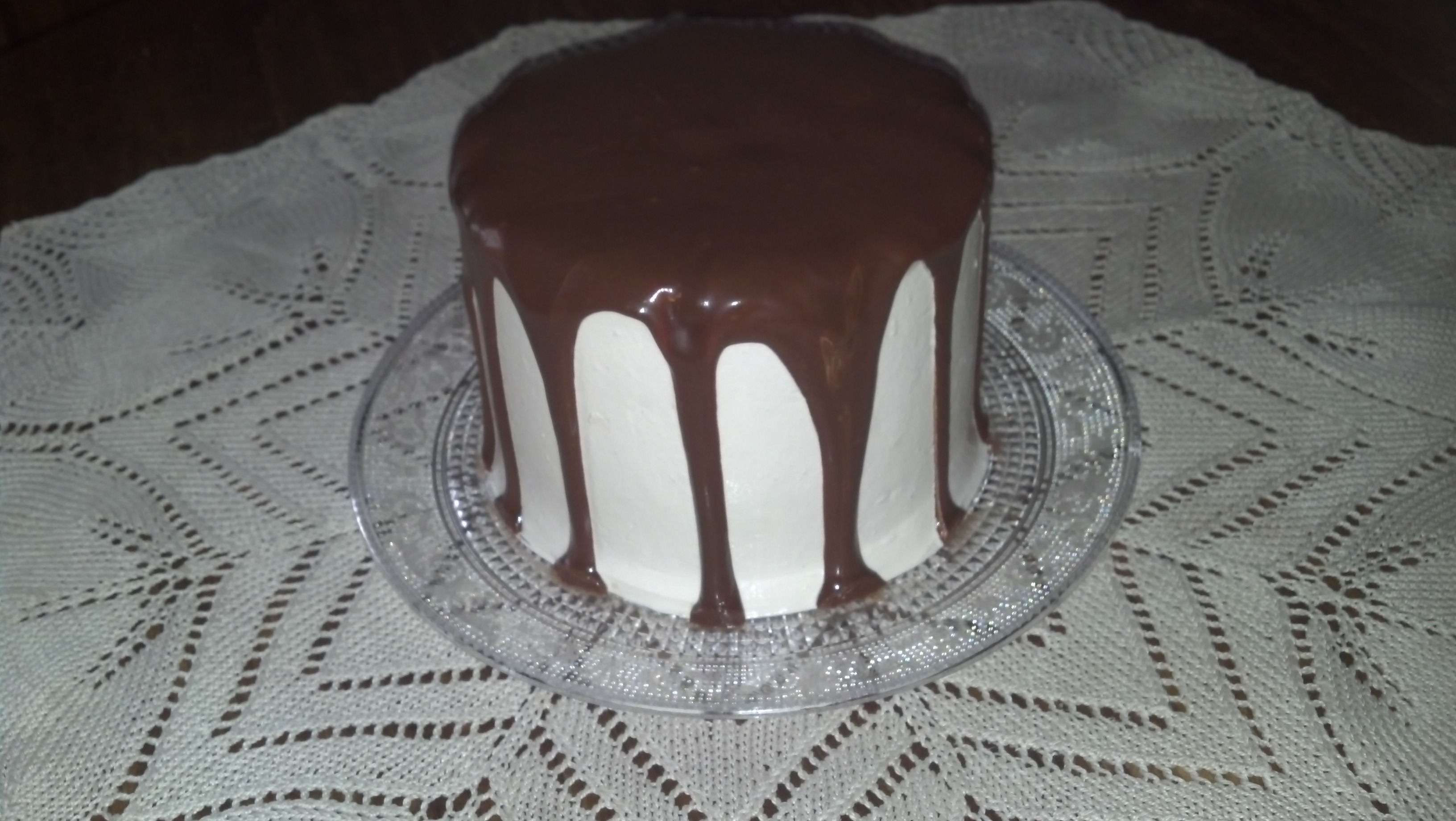 Tarta de merengue italiano y chocolate