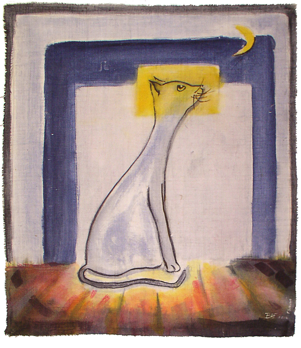 Le chat et la lune