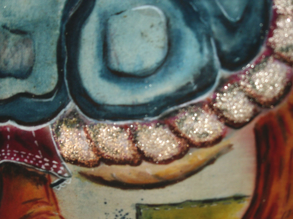 Miniature : Tortue et la lune .  Bon alors !