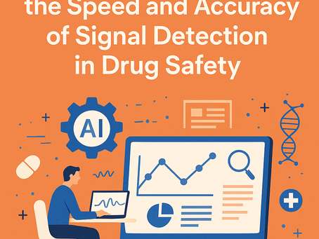 Using AI to Improve the Speed and Accuracy of Signal Detection in Drug Safety
