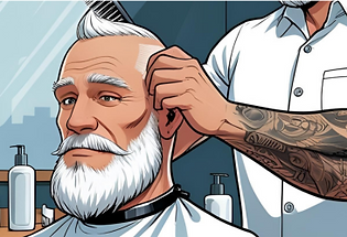 men's haircut