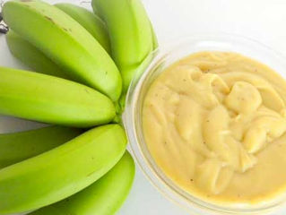 Biomassa de banana verde