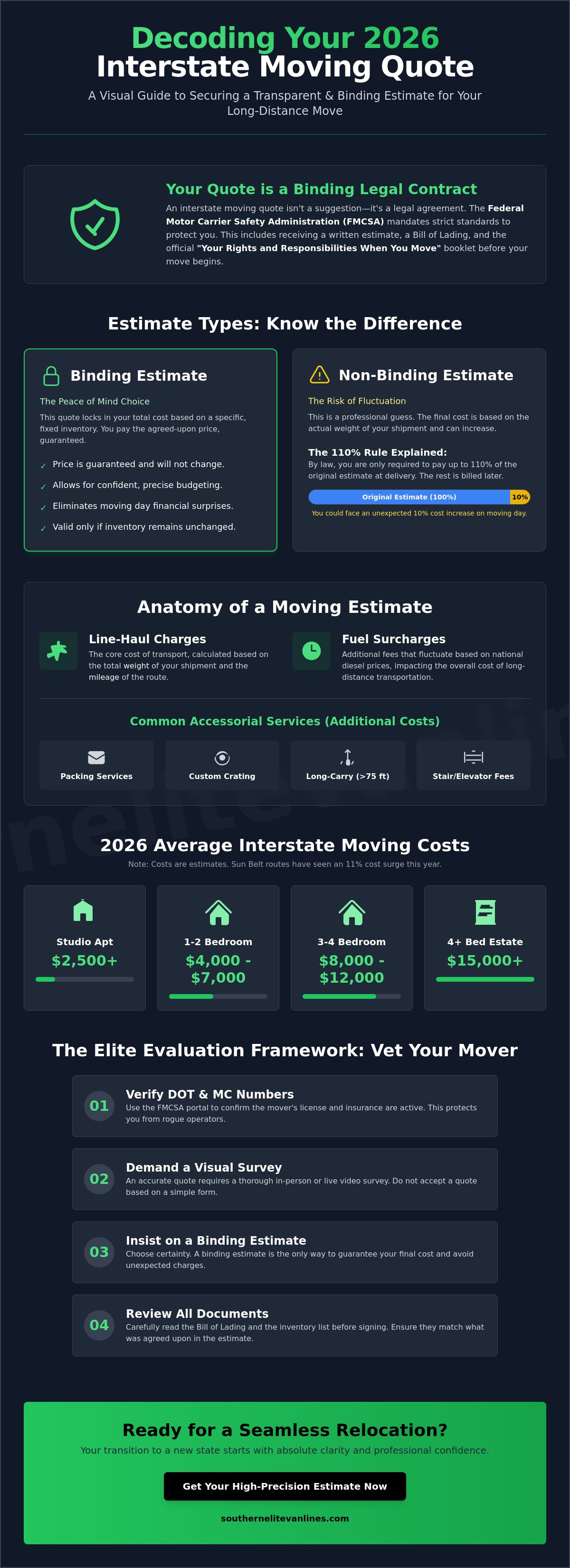 Interstate moving company quotes