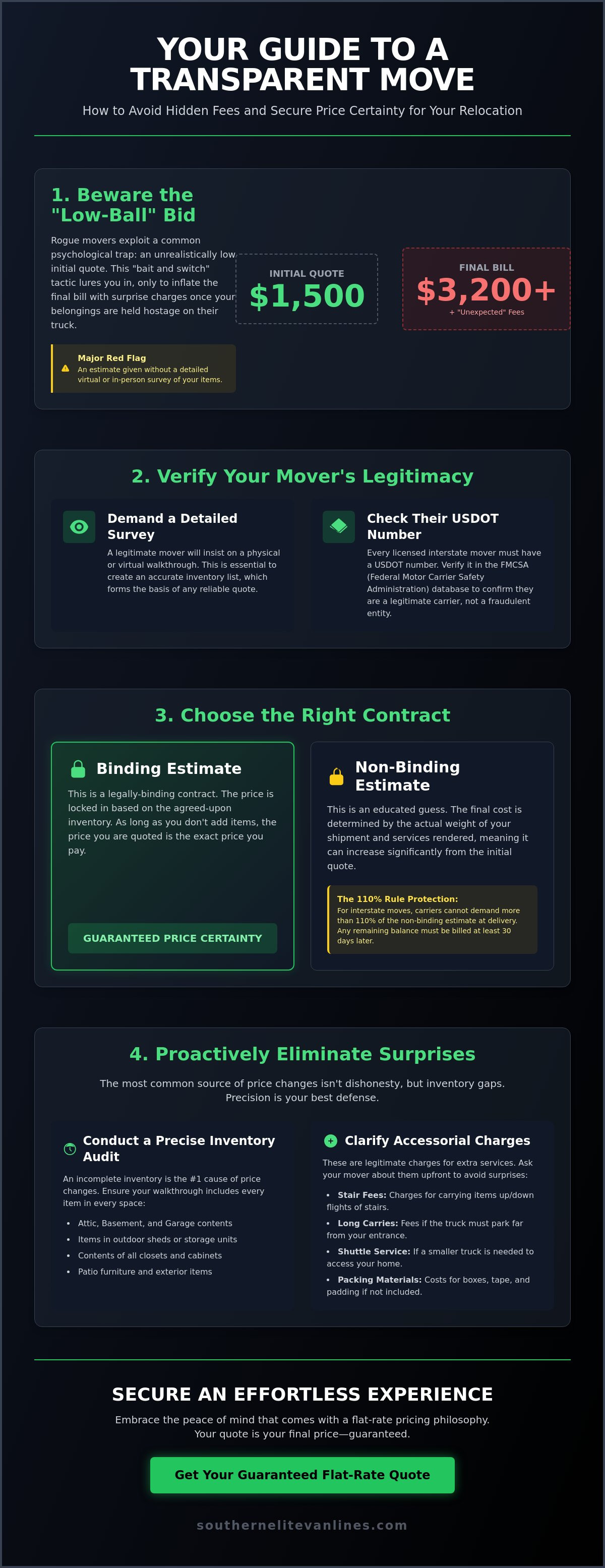 How to avoid hidden moving fees