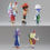 Thumbnail: One Piece World Collectable Figure Wano Country Onigashima 2 Set of 5 Figures