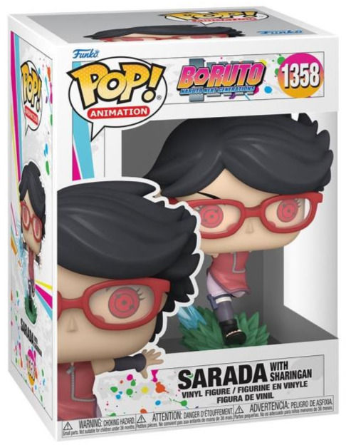 Funko Pop Vinyl Collectible Figure Animation Boruto Naruto Next Generations Sarada with Sharingan & Chidori 1358