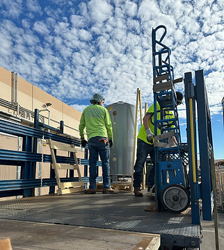 Commercial water heater delivery service image