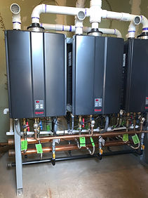 Rinnai Commercial Rack System installed