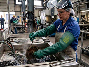 Como Aumentar a Durabilidade das Luvas de PVC na Decapagem Química Industrial 🛠️